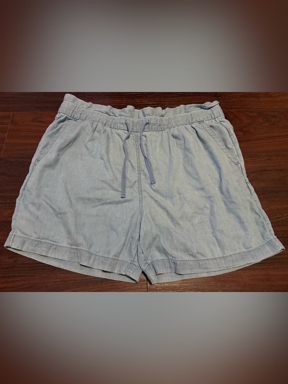 Magellan Outdoors Light Blue Women's Drawstring Athletic Shorts